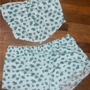 Blueberry Print Pajama Set